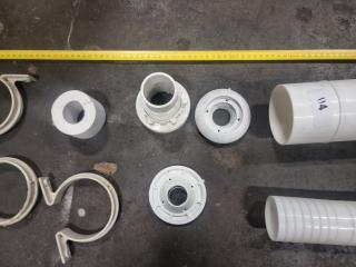 Assortment of PVC Pipe Fittings