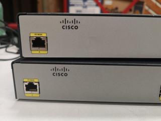 2x Cisco 861 Integrated Service Routers
