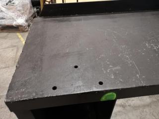 Steel Topped Workbench w/ Storage