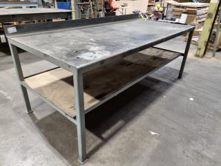 Steel Topped Workbench