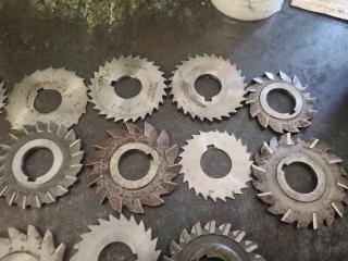 Large Lot of Milling Machine Blades 