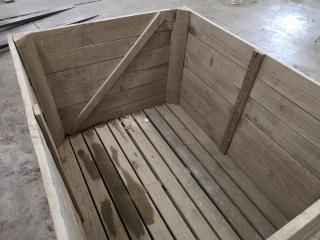 Sturdy Wooden Storage Crate