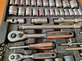 Bahco Dymamic Drive Combined Socket & Dpanner Set S87+7