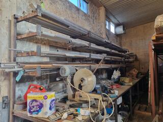 Large 8-Metre Heavy Duty Workbench & Materials Rack
