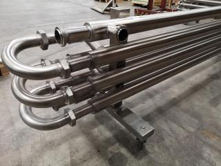 3400mm Stainless Steel Industrial Heat Exchanger Unit