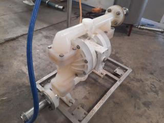 Wilden Diaphragm Pump on Mobile Stand