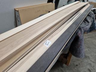 24x Lengths of Wood Veneer Trim Boards