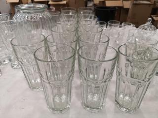 Mixed Assortment of Glassware, Cups, Glasses, & More