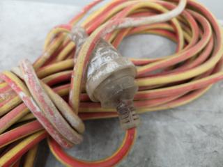 3x Power Extension Lead Cables