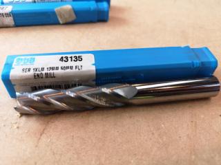 5x Assorted SGS Tools End Mill Bits