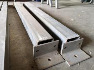 5x Assorted Hollow Steel Lengths