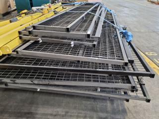 Assorted Machine Safery Fencing Cage Components