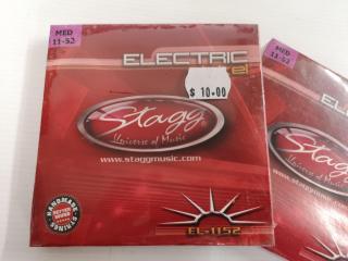 3x Assorted Sets of Electric Guitar Strings