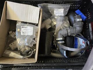 Large Lot of Stainless Steel Fittings and Industrial Supplies 