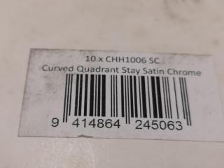 42x Curved Quadrant Window Stay Sets, Bulk Lot, New