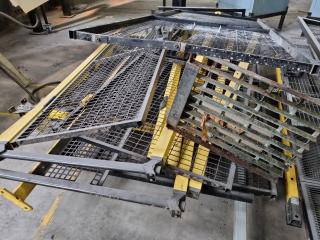 Pallet of Assorted Machine Safety Fencing, Doors, & Support Bars