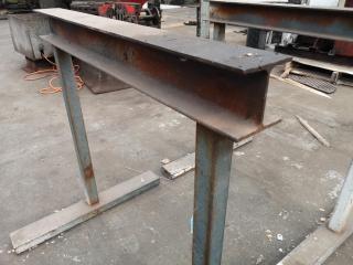 Pair of Heavy Duty Steel Workshop Saw Horses