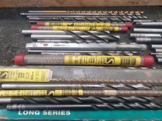 Large Lot of Long Series Drill Bits