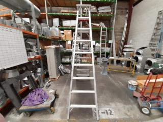 Ulrich Aluminum A-Frame Step Ladder (2.5m)
