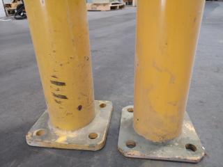 Pair of Heavy Duty Industrial Safety Bollards