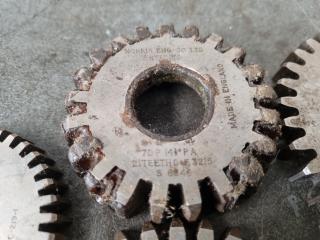 5 x Gear Shaper Cutters 