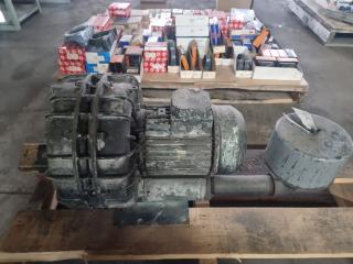 Large Induction Motor (Unknown Make/Model/Specs)