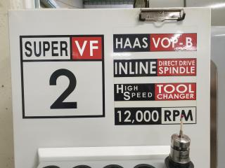 Haas Super VF 2SS Vertical Machining Centre