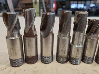 13x Assorted Screw Type End Mills