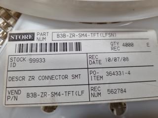 13,100x Connectir Header Units B3B-ZR-SM4-TFT, Bulk Lot, New