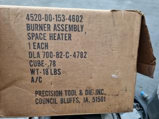 2x Commercial Oil Burner Space Heater Assemblies