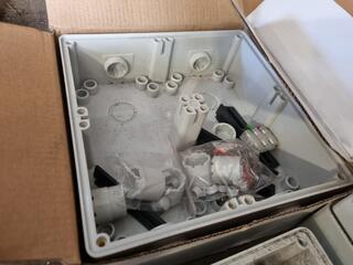 Assorted 3-Phase Electrical Plugs, Sockets, Boxes