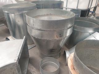 Large Bin of Duct Components