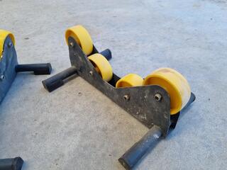 3x Sets of Pipe Roller Supports