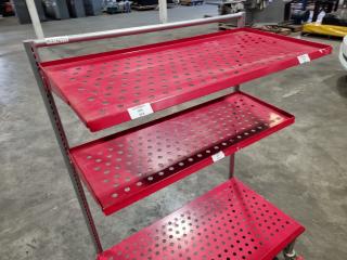 Mobile Adjustable Retail Shelving Unit