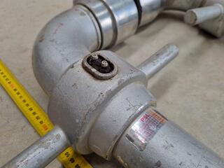 2x Aluminium Pipe Assemblies