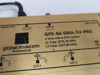 Global Invacom 4-way Active GPS Splitter