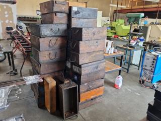 35+ Vintqge Wood Workshop Storage Bins