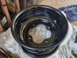2x 285mm Diameter, 250mm wide Trailer Wheels