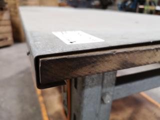 Mobile Heavy Duty Workbench Table w/ Vice