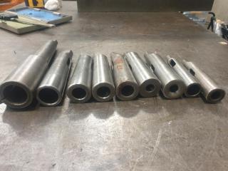 9 x Morse Taper Adapters