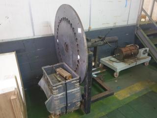 Large Steel Rotating Manufacturing Trolley