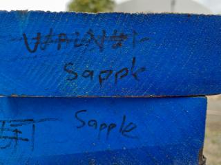 2x Lengths of Sapele Hardwood Boards