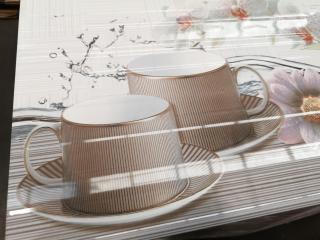 450x300mm Ceramic Tea Pot & Cups Wall Tiles, 8.1m2 Coverage