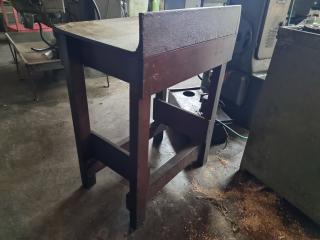 Vintqge Wooden Workshop Table / Bench
