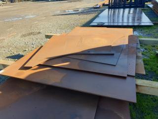 6 Sheets of Plate Steel