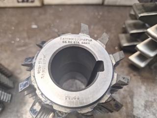 4 x Gear Hobber Cutters