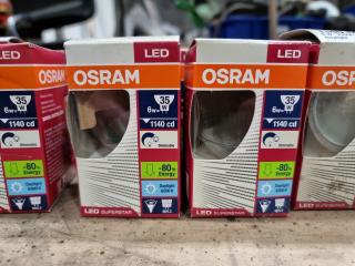 11 Osram LED Superstar MR16 Lightbulbs
