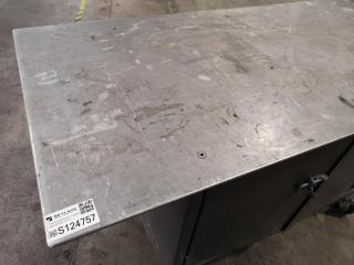 Heavy Duty Mobile Workshop Workbench Table Cabinet