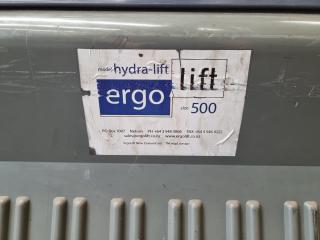 ErgoLift Hydra-Lift Mobile Linen Cart With Self Raising Inner Floor