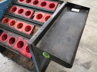 Industrial Mobile BT50 / NT50 Mill Tool Holder Trolley